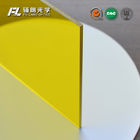 Yellow Flexible PMMA Acrylic Sheet , 10mm Clear Perspex Sheet Cut To Size